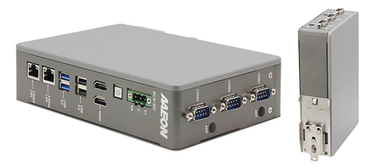 BOXER-6711-ADN DIN Rail Mount Fanless Embedded Box PC 