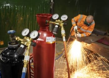Coregas’ H2Cut Oxyfuel Technology is emerging as a practical solution in this industrial space. Images: Coregas and Messer Cutting Systems
