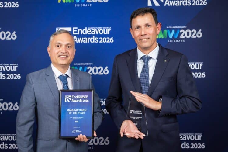 The Manufacturer of the Year award capped off a successful evening for BOC which also secured the Excellence in Food and Beverage award. Image: PCM