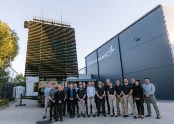 Lockheed Martin Australia’s TADRS team have proudly sustained the radar for two decades in our facility in Williamtown, NSW. Image: LMA
