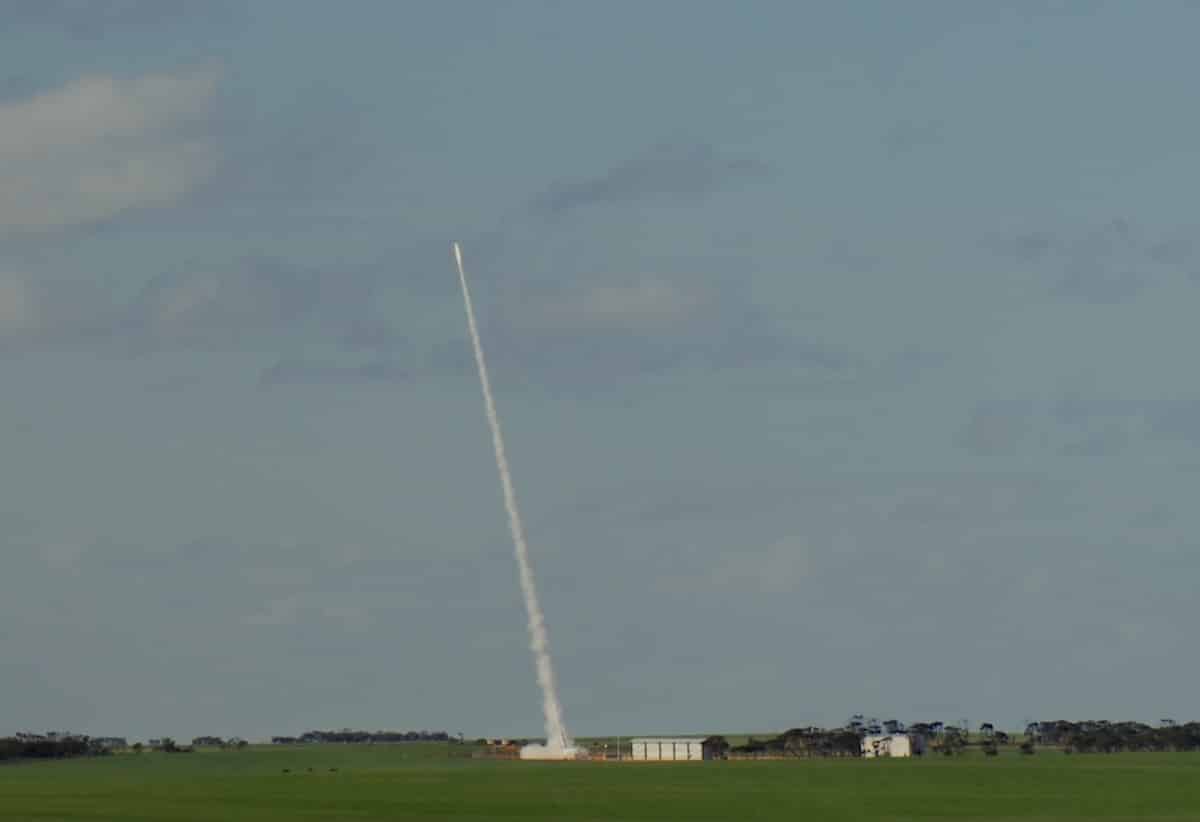 Australian rocket motor launched